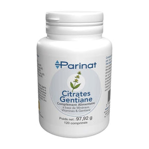 Citrates - Gentiane - Flacon de 120 comprimés