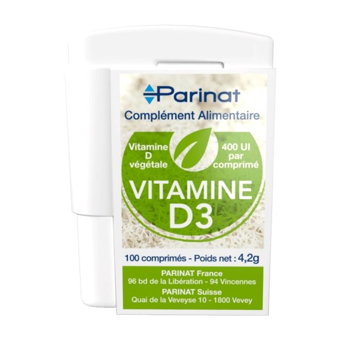 Vitamine D3 végétale - 100 comprimés