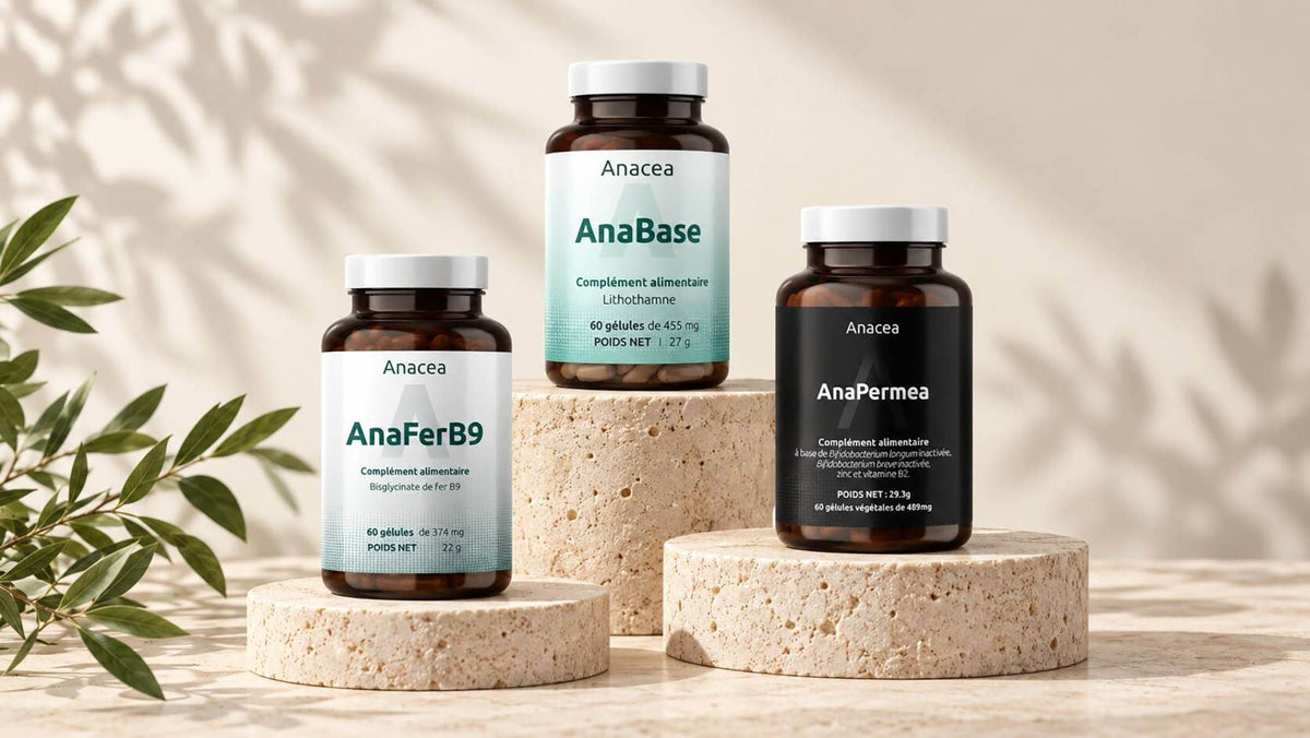 Cure Fer et vitalité Anacea : AnaFerB9, AnaBase et AnaPermea